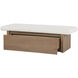 Gemma White Storage Bench